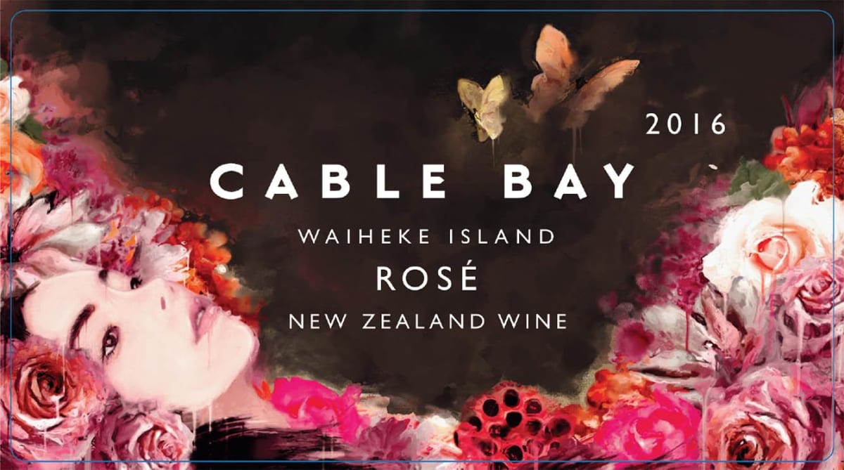 Cable Bay Vineyards Rose 2016 Front Label