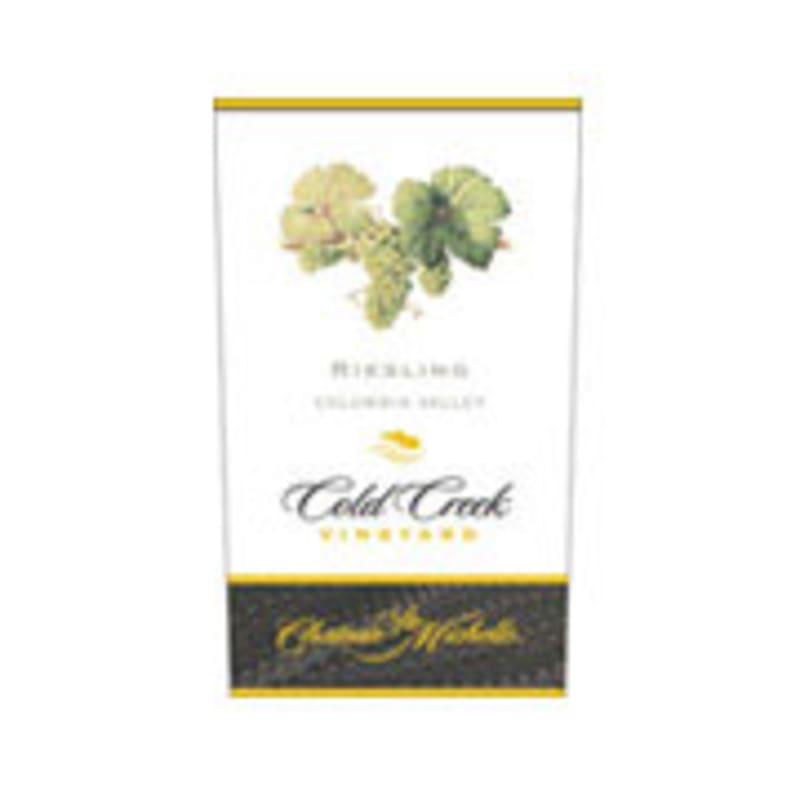 Chateau Ste. Michelle Cold Creek Vineyard Riesling 2004 Front Label