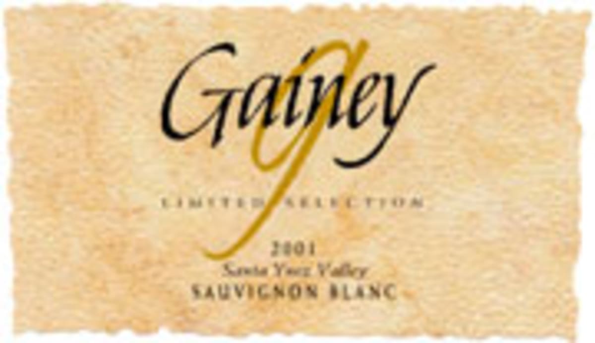 Gainey Limited Selection Sauvignon Blanc 2002 Front Label