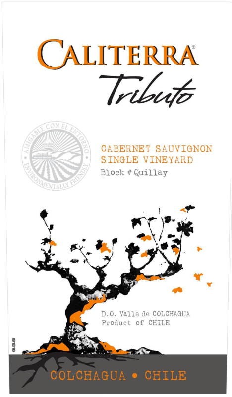 Caliterra Tributo Single Vineyard Cabernet Sauvignon 2009 Front Label
