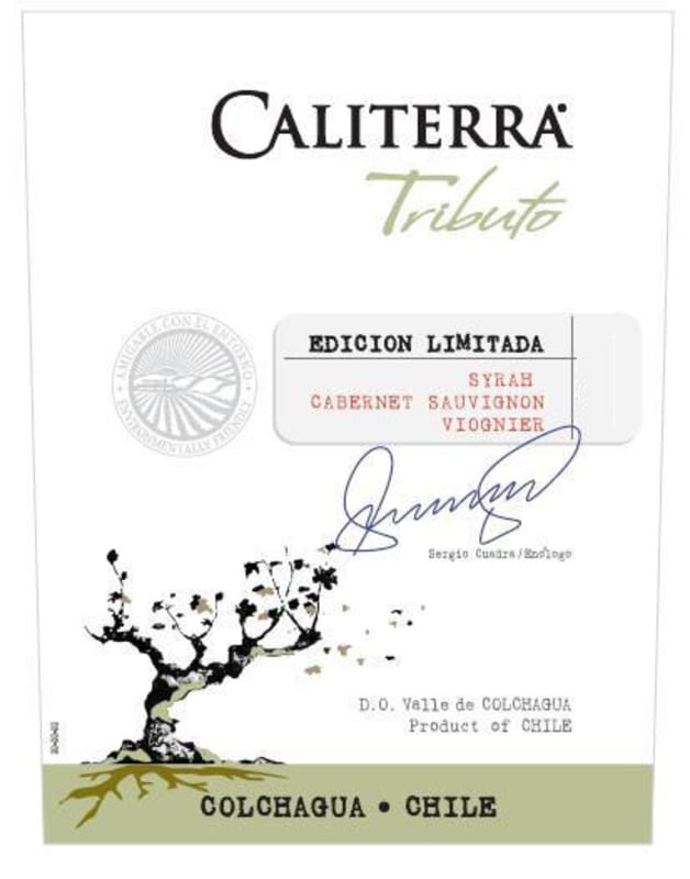 Caliterra Tributo Edicion Limitada Shiraz Cabernet Sauvignon Viognier 2013 Front Label