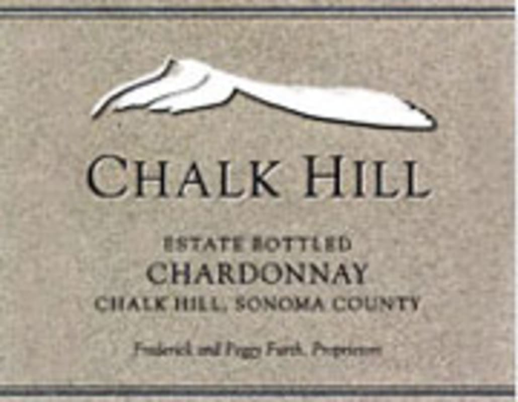 Chalk Hill Chardonnay 2003 Front Label