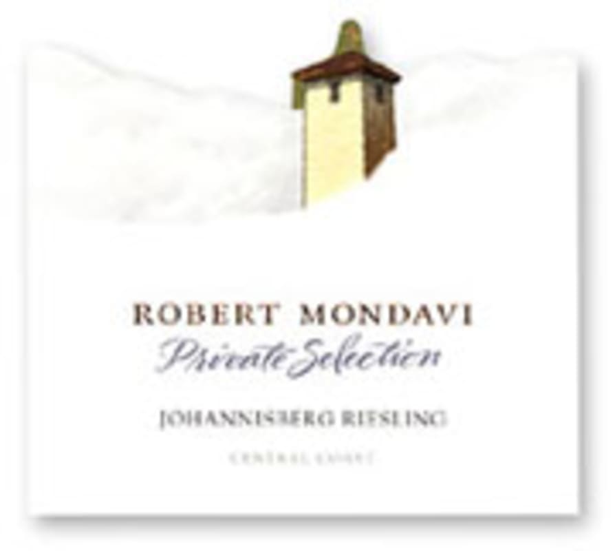 Robert Mondavi Private Selection Johannisberg Riesling 2004 Front Label