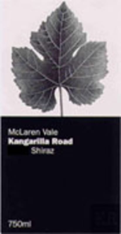 Kangarilla Road Shiraz 2003 Front Label
