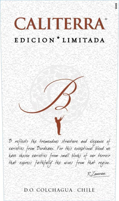 Caliterra Edicion Limitada B 2013 Front Label