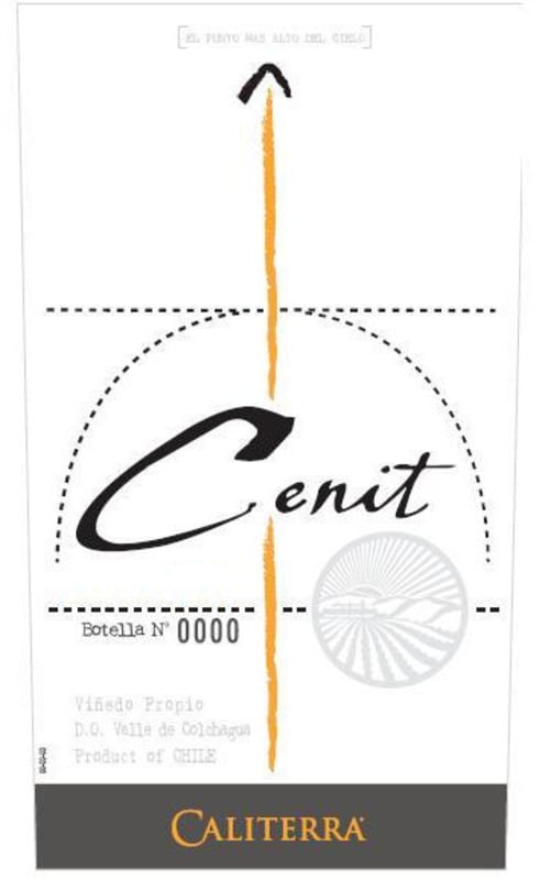 Caliterra Cenit Cabernet Sauvignon Malbec Petit Verdot 2009 Front Label