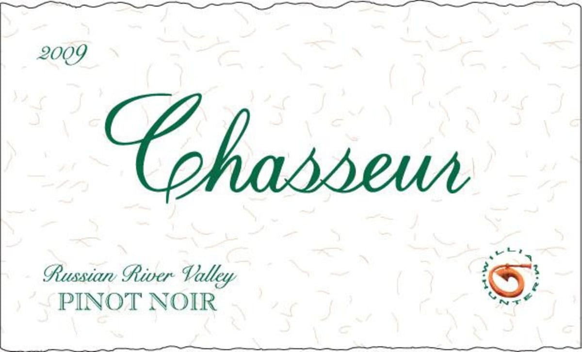 Chasseur Russian River Valley Pinot Noir 2009 Front Label