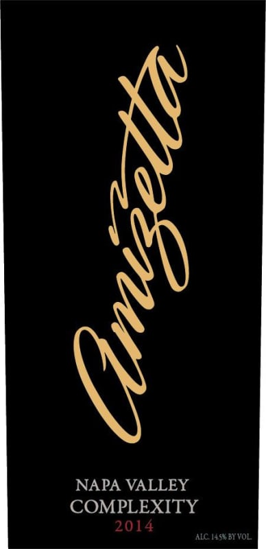 Amizetta Estate Complexity Red Blend 2014 Front Label