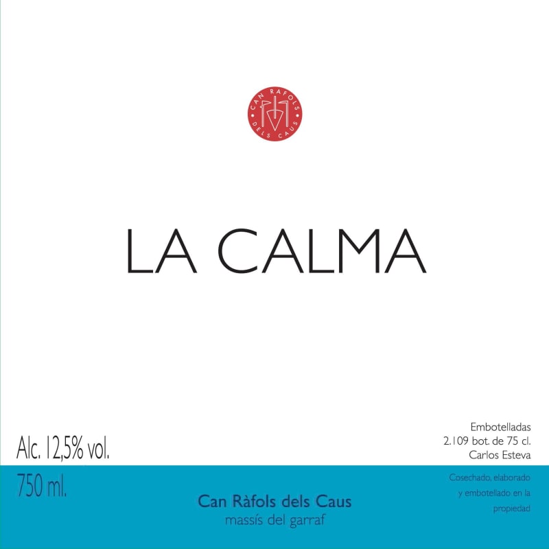 Can Rafols dels Caus La Calma 2009 Front Label