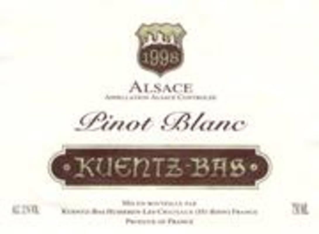 Kuentz-Bas Cuvee Tradition Pinot Blanc 1998 Front Label