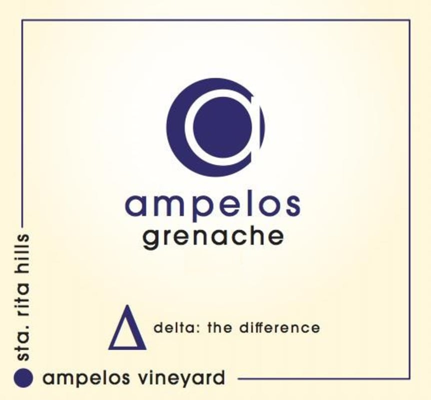 Ampelos Cellars Delta Grenache 2011 Front Label