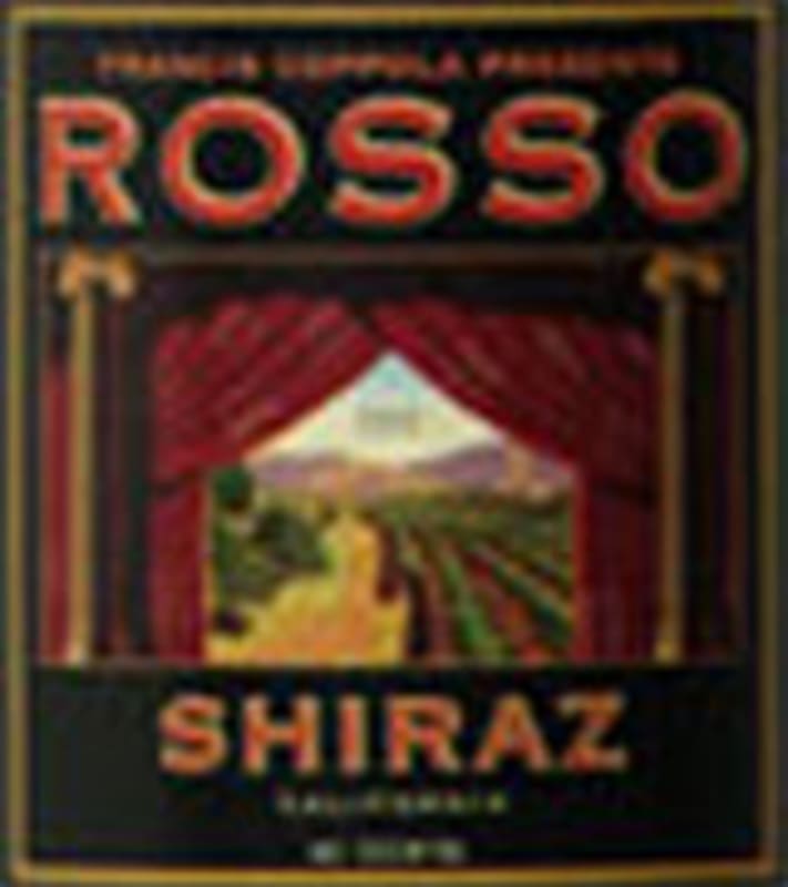 Francis Ford Coppola Rosso Shiraz 2002 Front Label