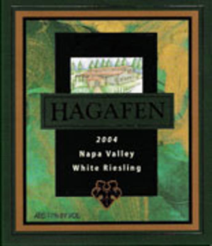 Hagafen Napa Valley White Riesling (OU Kosher) 2004 Front Label