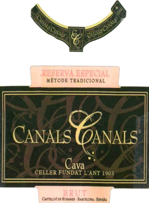 Canals Canals Reserva Especial Cava Brut 2012 Front Label