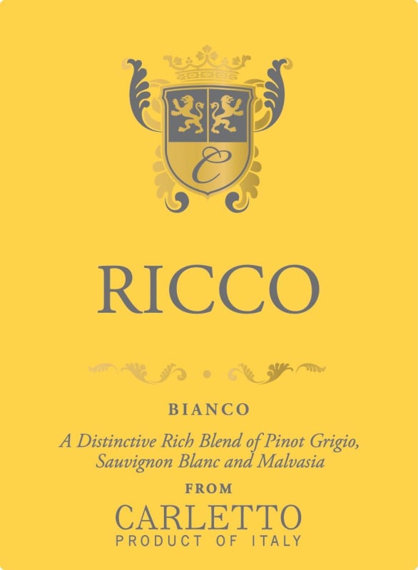 Candoni Ricco Bianco 2012 Front Label