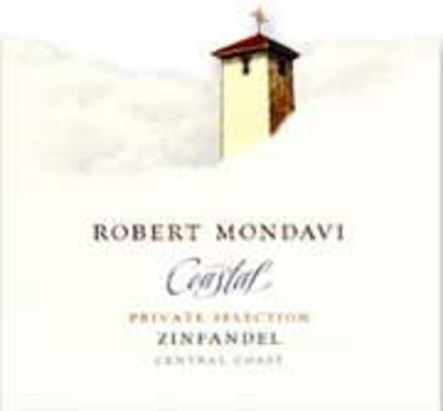 Robert Mondavi Coastal Zinfandel 2003 Front Label