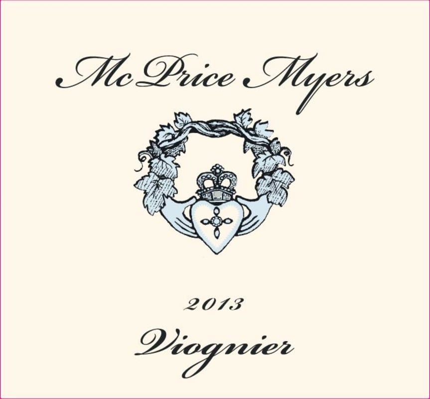 McPrice Myers Viognier 2013 Front Label