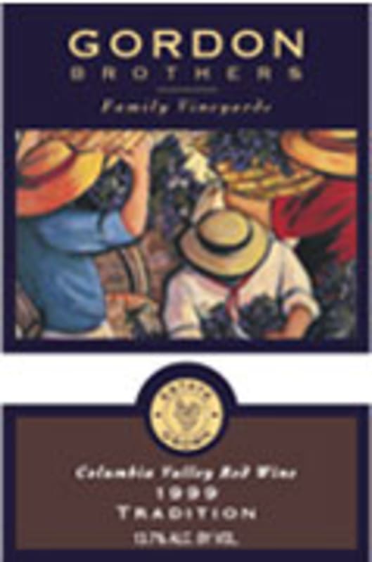 Gordon Brothers Tradition Red 1999 Front Label