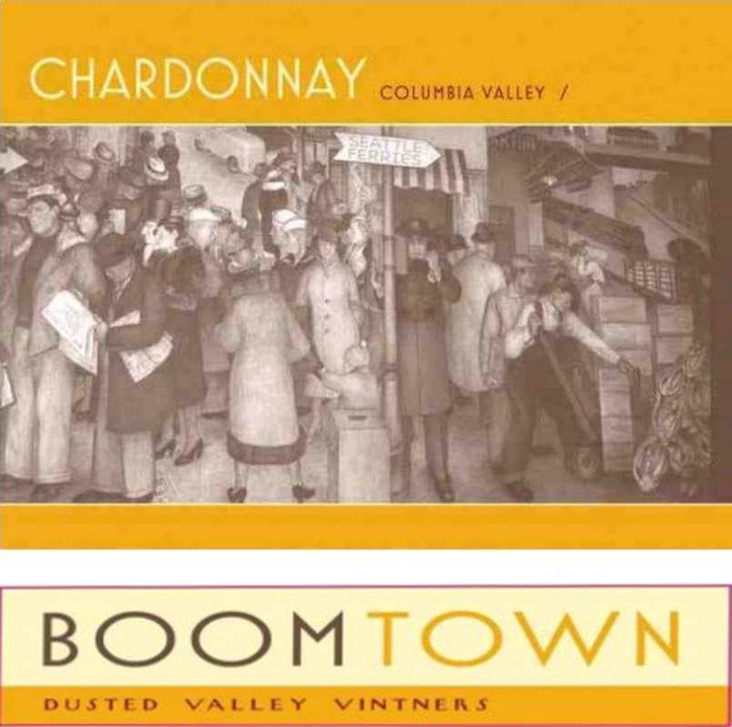 Boomtown by Dusted Valley Chardonnay 2010 Front Label