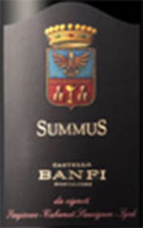 Banfi Summus 2001 Front Label
