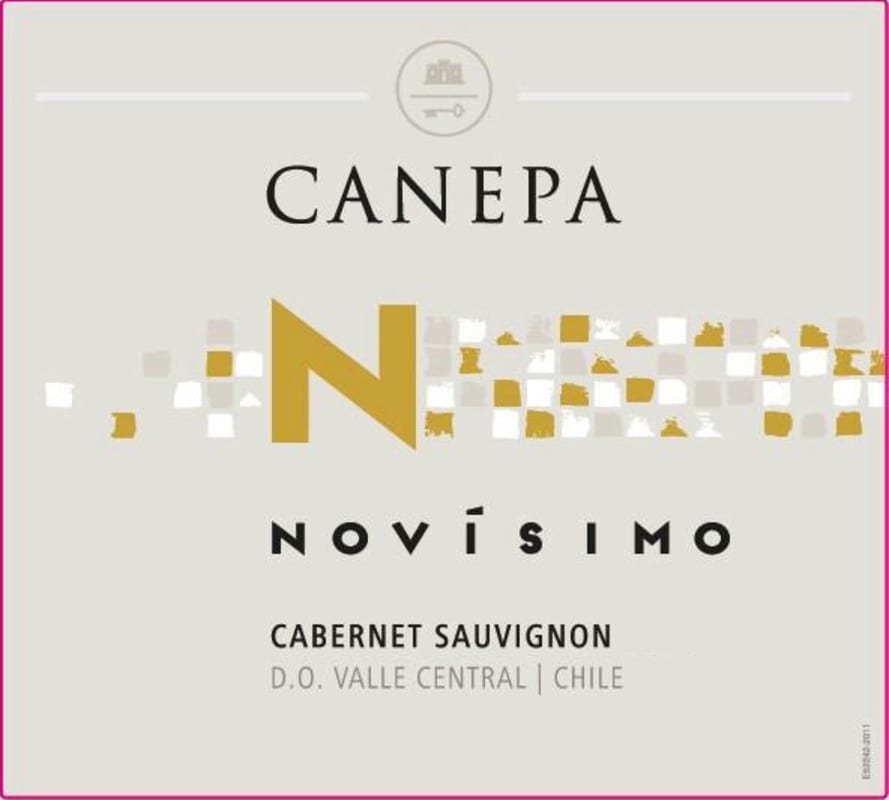 Canepa Novisimo Cabernet Sauvignon 2013 Front Label