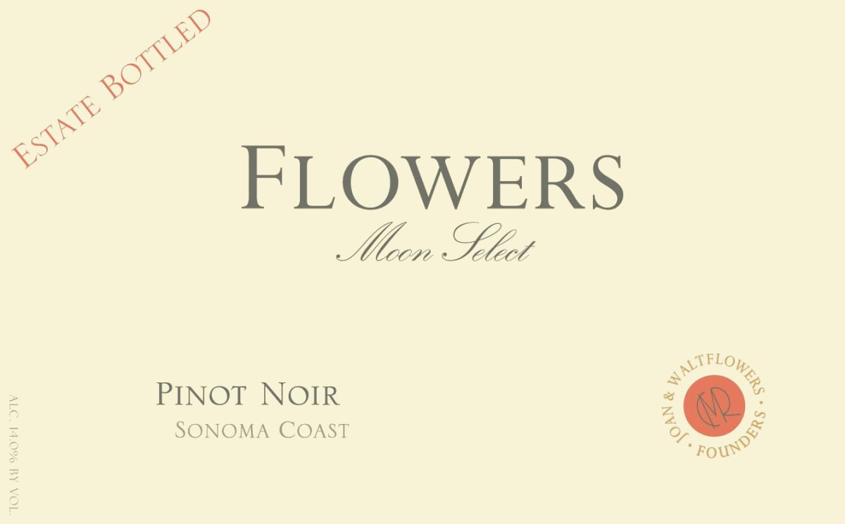 Flowers Moon Select Pinot Noir 2012 Front Label