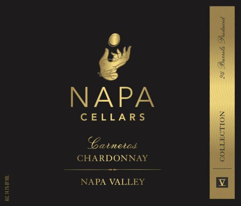 Napa Cellars V Collection Chardonnay 2015 Front Label