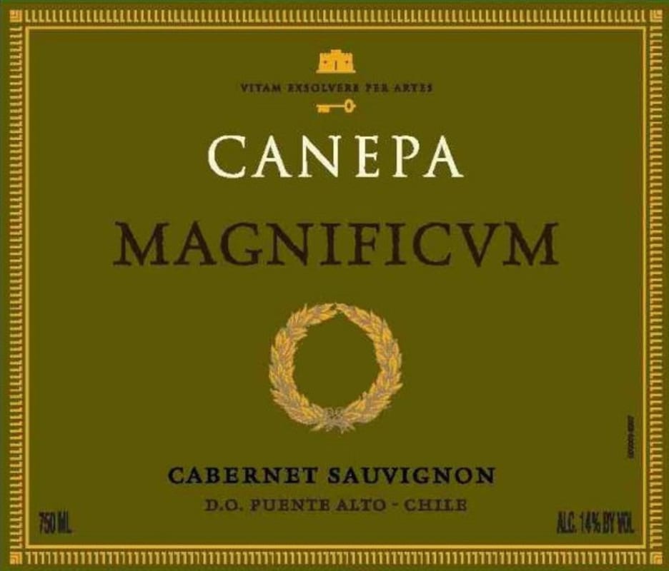 Canepa Magnificum Cabernet Sauvignon 2011 Front Label
