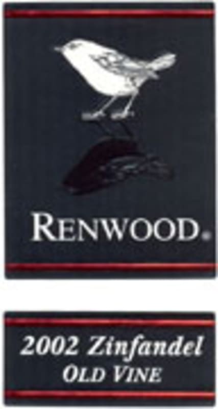 Renwood Old Vine Zinfandel 2002 Front Label