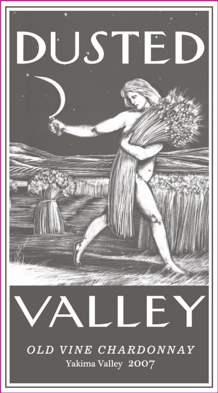 Dusted Valley Old Vine Chardonnay 2007 Front Label