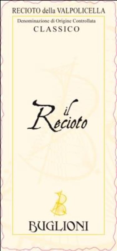 Buglioni Il Recioto della Valpolicella Classico 2008 Front Label