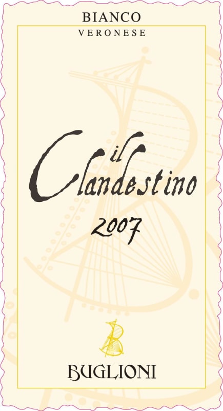 Buglioni Il Clandestino Bianco 2007 Front Label