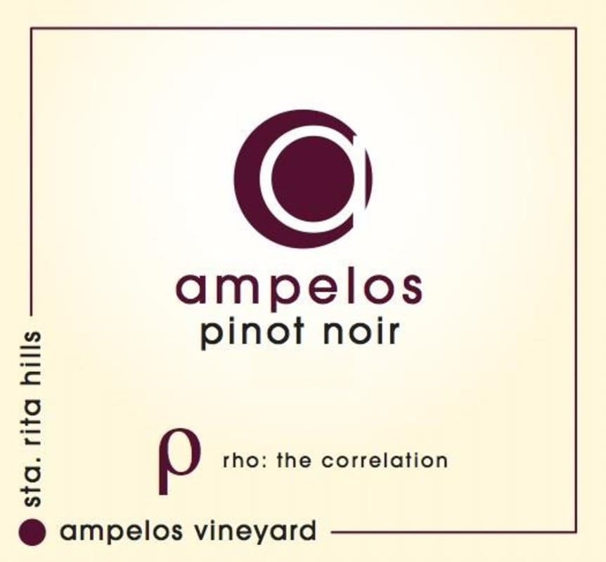 Ampelos Cellars Rho Pinot Noir 2011 Front Label