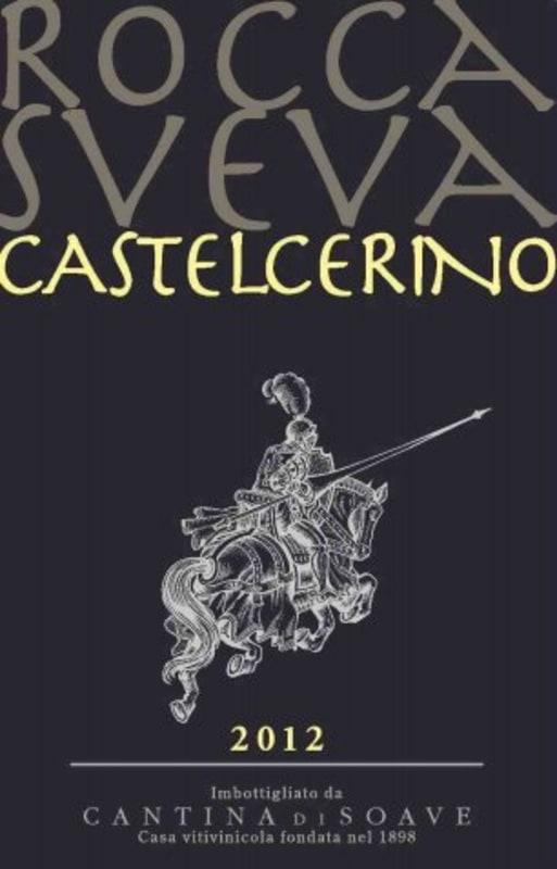 Cantina di Soave Rocca Sveva Castelcerino Soave Superiore 2012 Front Label
