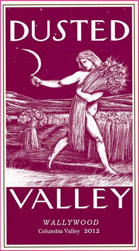 Dusted Valley Wallywood Red 2012 Front Label