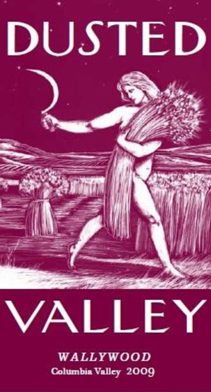 Dusted Valley Wallywood Red 2009 Front Label