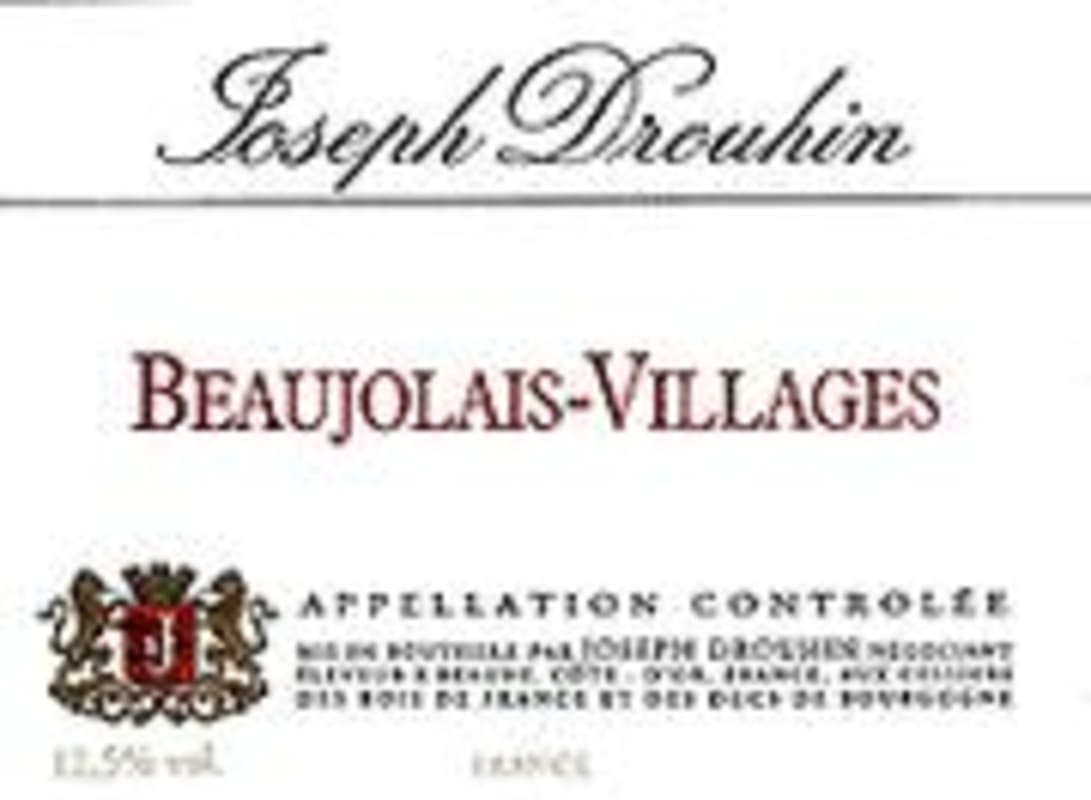 Joseph Drouhin Beaujolais Villages 1998 Front Label