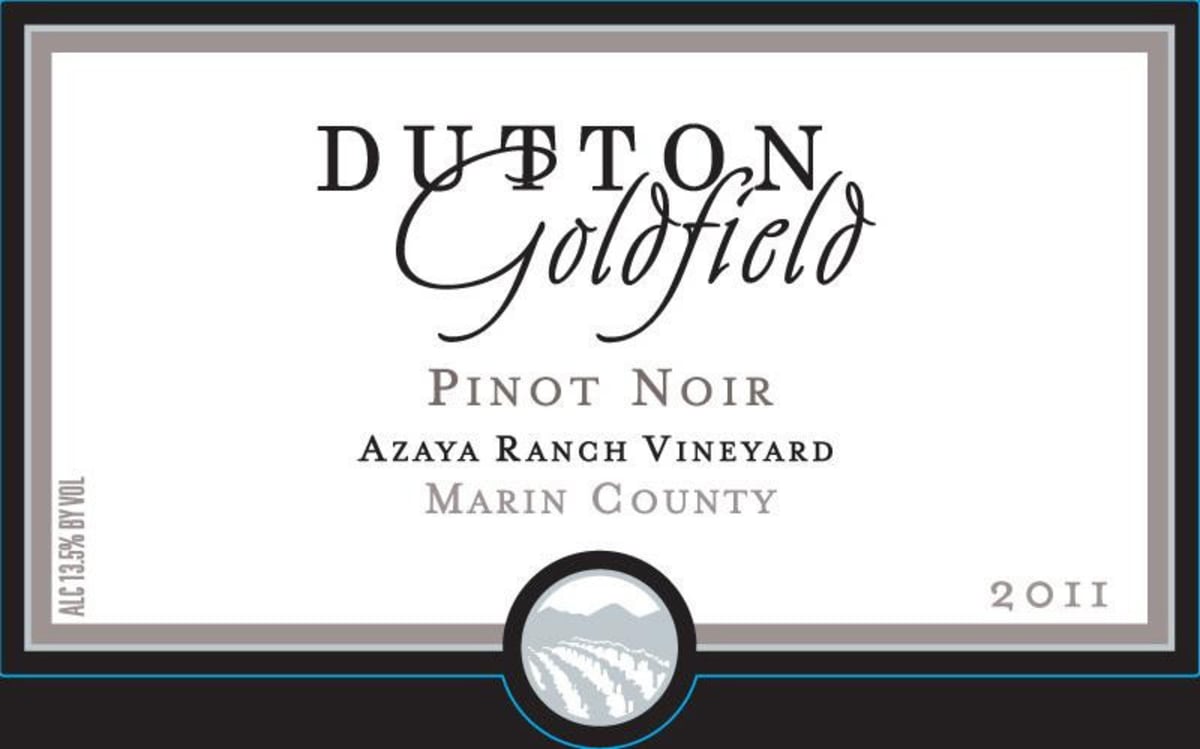 Dutton-Goldfield Azaya Ranch Vineyard Pinot Noir 2011 Front Label