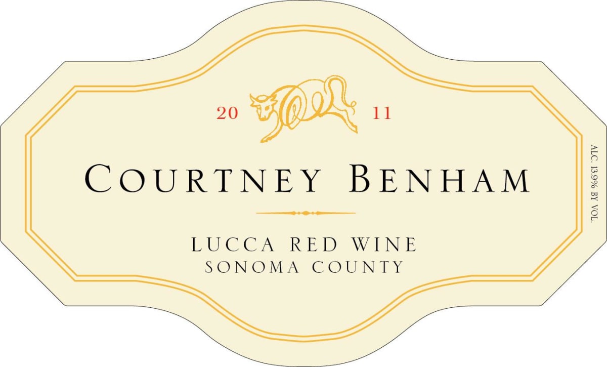 Martin Ray Lucca Red 2011 Front Label