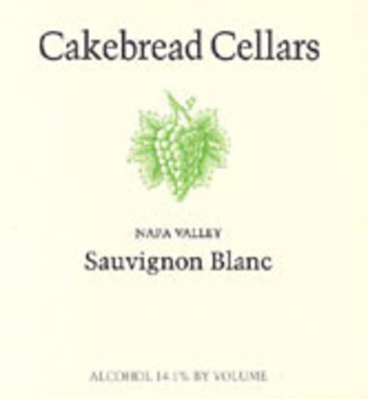 Cakebread Sauvignon Blanc 2004 Front Label