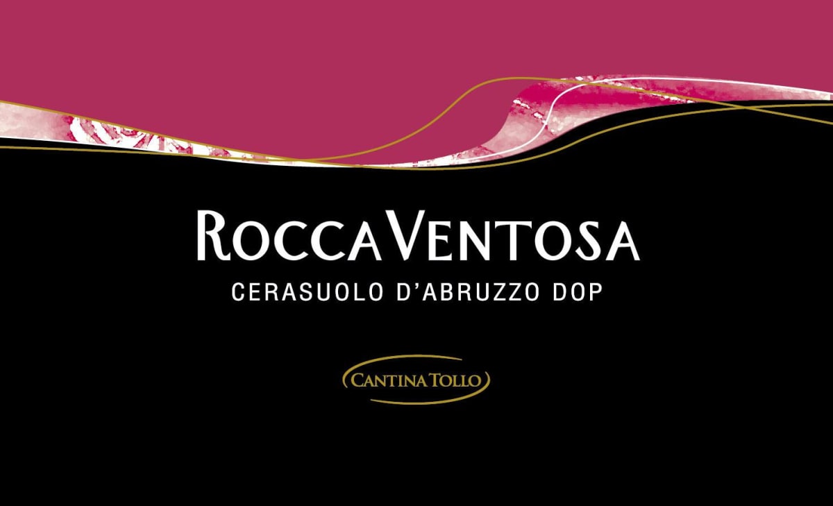 Tollo 'Rocca Ventosa' Cerasuolo d'Abruzzo Rose 2015 Front Label