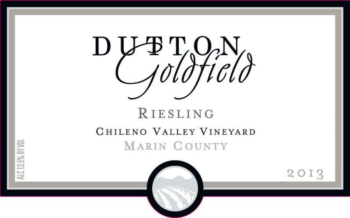 Dutton-Goldfield Chileno Valley Vineyard Riesling 2013 Front Label