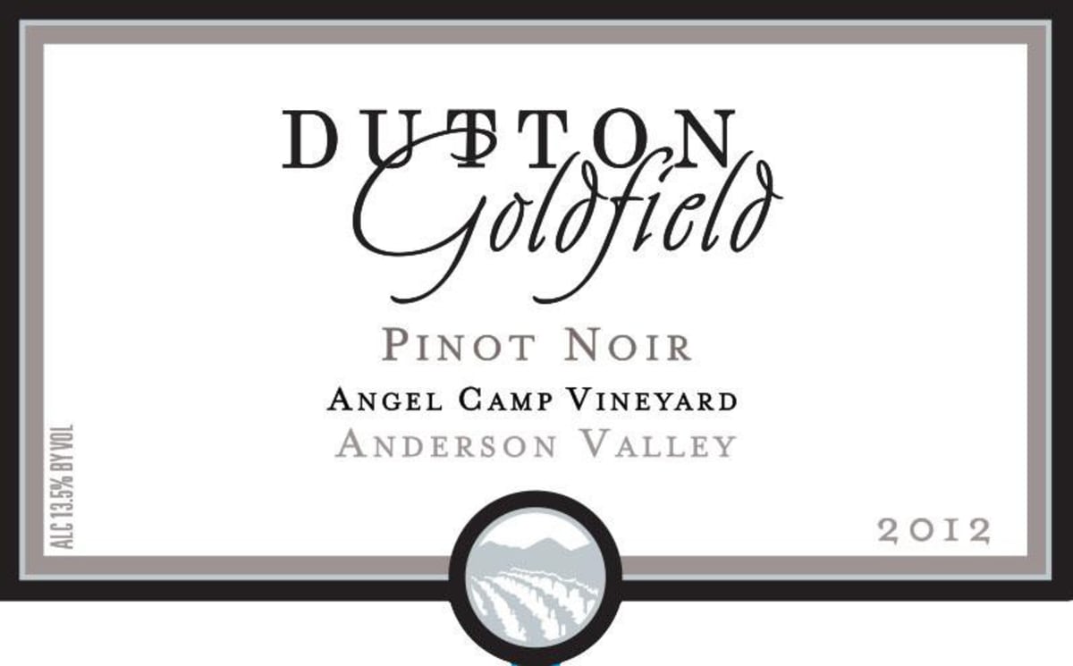 Dutton-Goldfield Angel Camp Vineyard Pinot Noir 2012 Front Label
