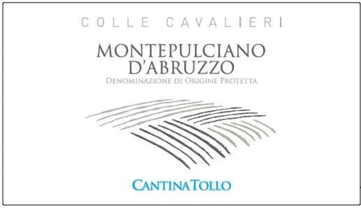 Tollo 'Colle Cavalieri' Montepulciano d'Abruzzo 2015 Front Label