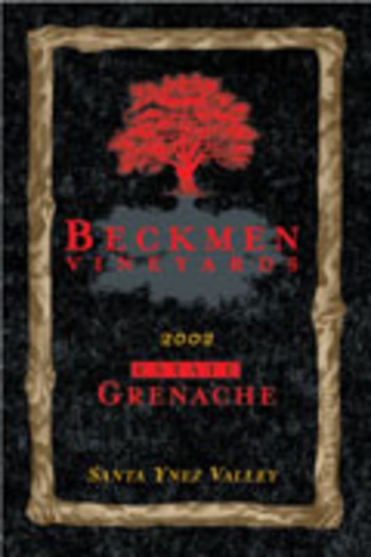 Beckmen Grenache 2002 Front Label