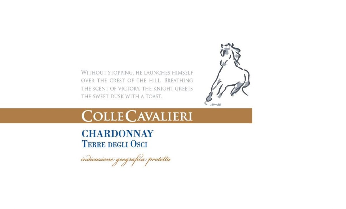 Tollo Terre degli Osci Colle Cavalieri Chardonnay 2015 Front Label