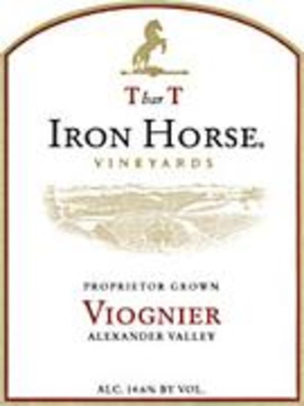 Iron Horse Viognier 1997 Front Label