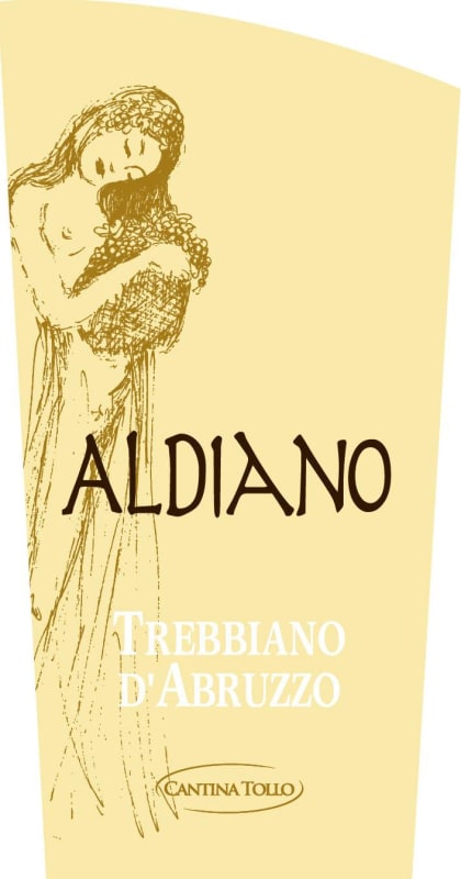 Tollo 'Aldiano' Trebbiano d'Abruzzo 2012 Front Label