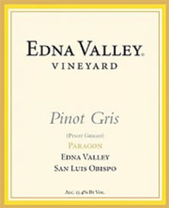 Edna Valley Vineyard Pinot Gris 2004 Front Label