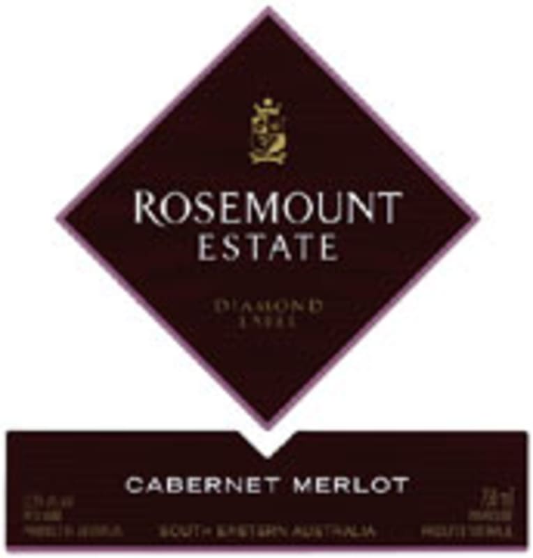 Rosemount Diamond Cabernet-Merlot 2004 Front Label